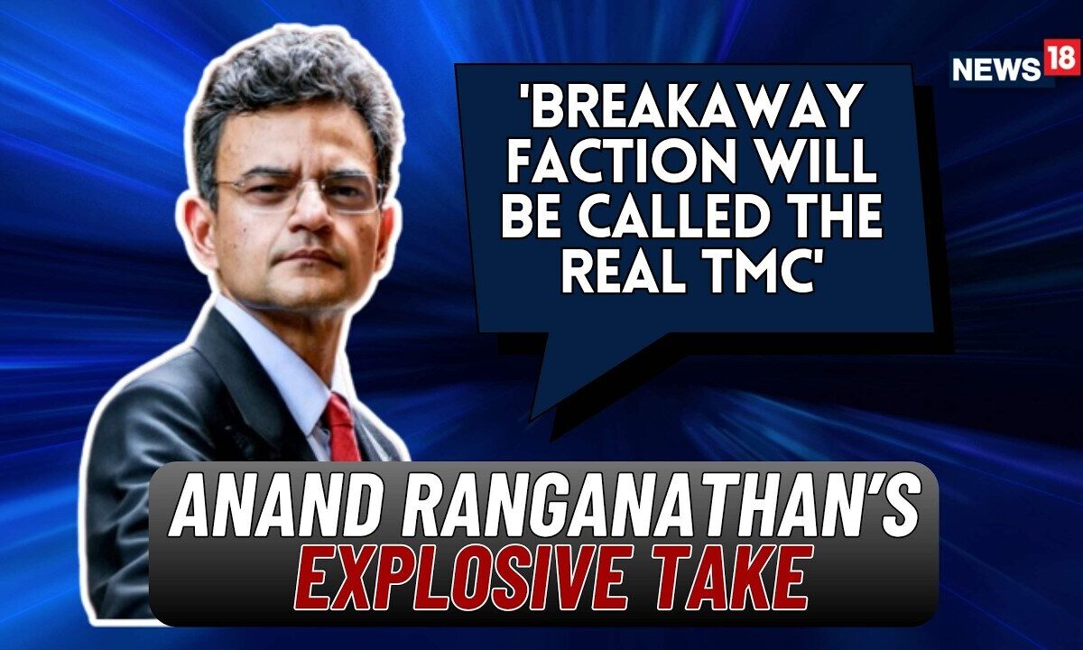 Author Anand Ranganathan Reacts to TMC Rebellion, Says Rebel Camp Could Become 'Real TMC' | News18