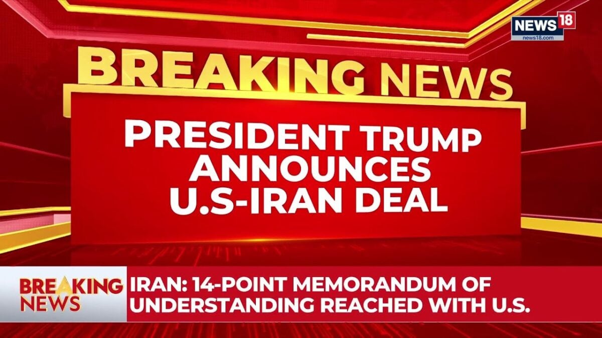 Trump Announces Peace Deal With Iran, Naval Blockade To Be Removed From Strait Of Hormuz | News18