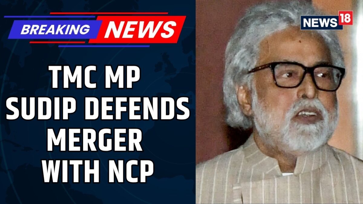 TMC MP Sudip Bandyopadhyay Defends Merger with Nationalist Citizens Party, Cites Two-Thirds Rule