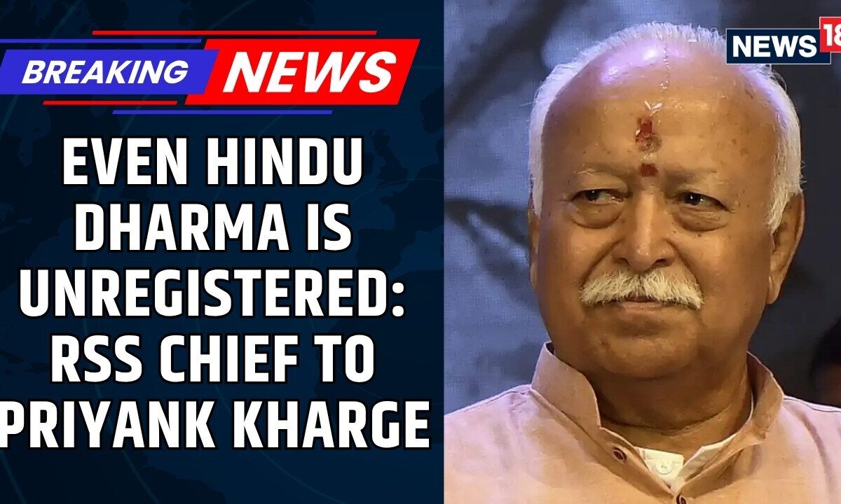 RSS Chief Mohan Bhagwat Defends Organisation's Unregistered Status Amid Criticism, Slams Kharge