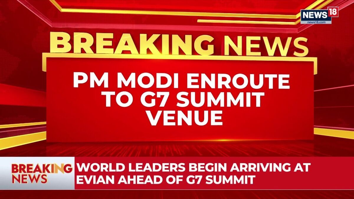Visuals In: PM Modi Lands in Geneva En Route to Evian-les-Bains for G7 Summit 2026 | News18