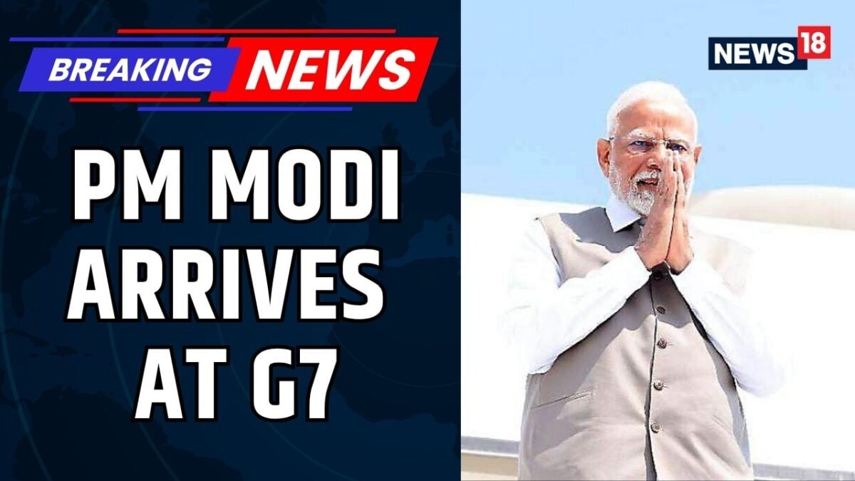 BREAKING NEWS| PM Modi Arrives At G7 Venue In Evian, France; Iran, Ukraine, China And Tech On Agenda