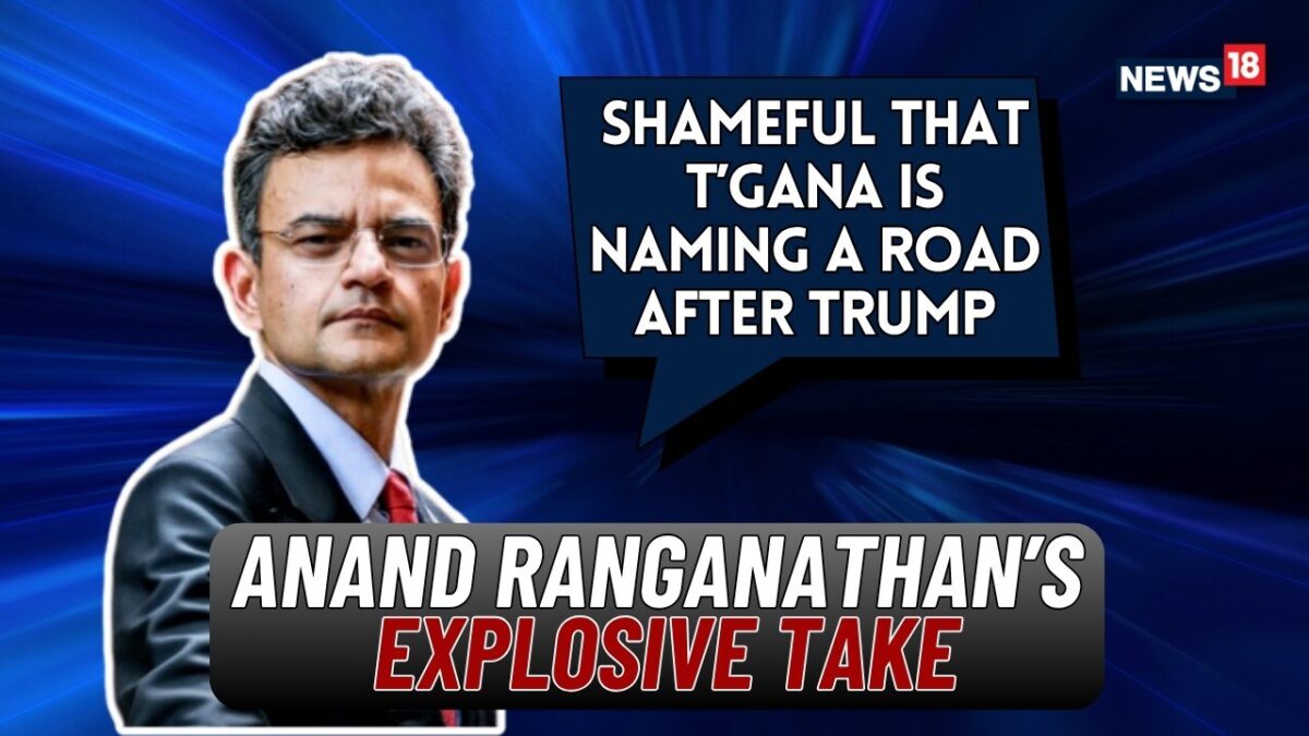 Political Storm Over Trump Road Naming Proposal | Anand Ranganathan Reacts | Telangana | News18