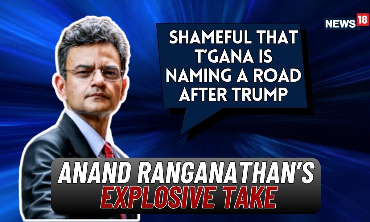 Political Storm Over Trump Road Naming Proposal | Anand Ranganathan Reacts | Telangana | News18