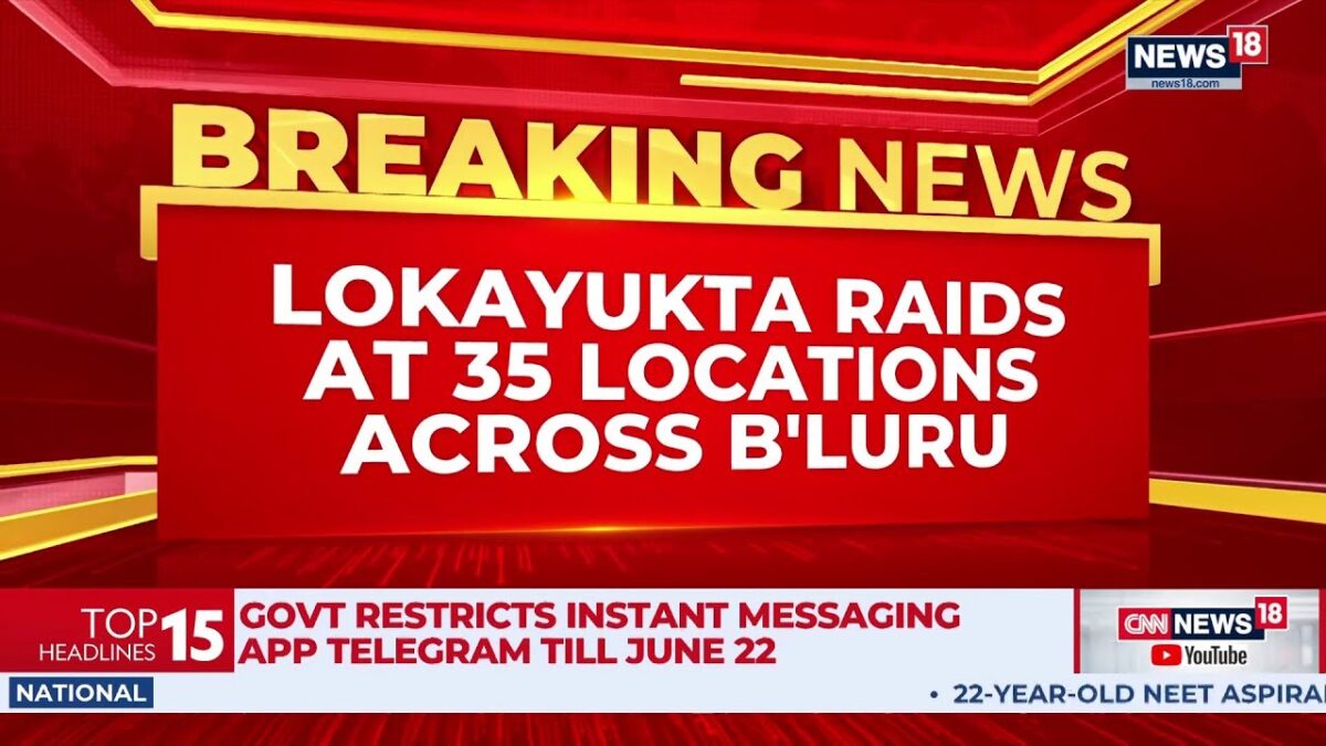 Lokayukta Raids 35 Locations in Bengaluru Over Disproportionate Assets