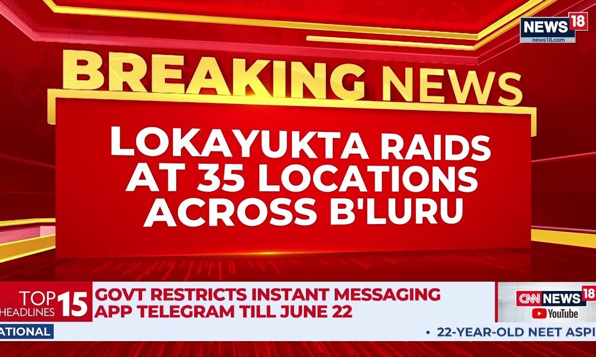 Lokayukta Raids 35 Locations Across Bengaluru In Disproportionate Assets Probe | Karnataka | News18