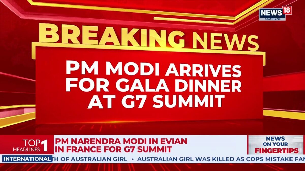 PM Modi Attends Gala Dinner at G7 Summit in France