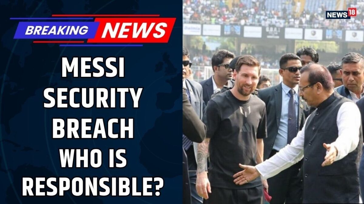 Messi Kolkata Security Breach Row Explodes | Sports Minister Condemns ‘Manhandling’ Allegations