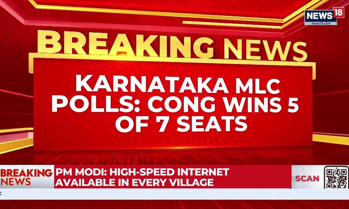 Congress Wins 5 Of 7 Karnataka MLC Seats | Cross Voting Deals Blow To BJP, JD(S) | Politics | News18