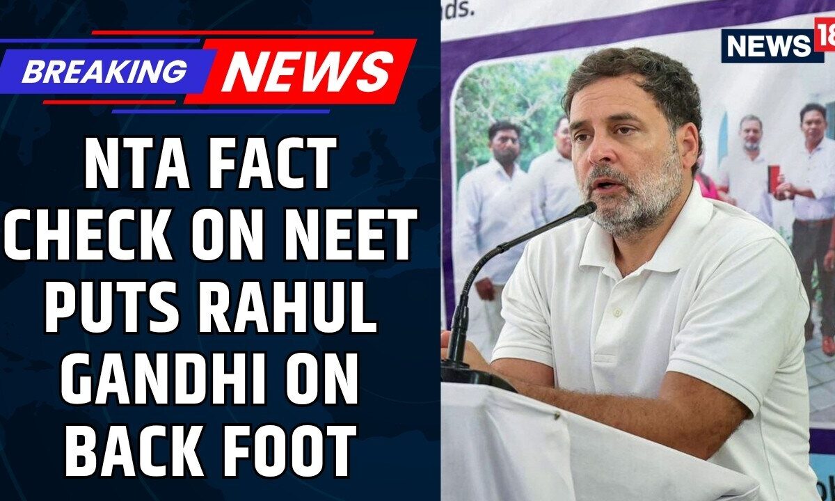 Rahul Gandhi’s ‘Rush to Judgment’ on NEET Row Backfires | NTA Reveals Full Facts | Breaking News