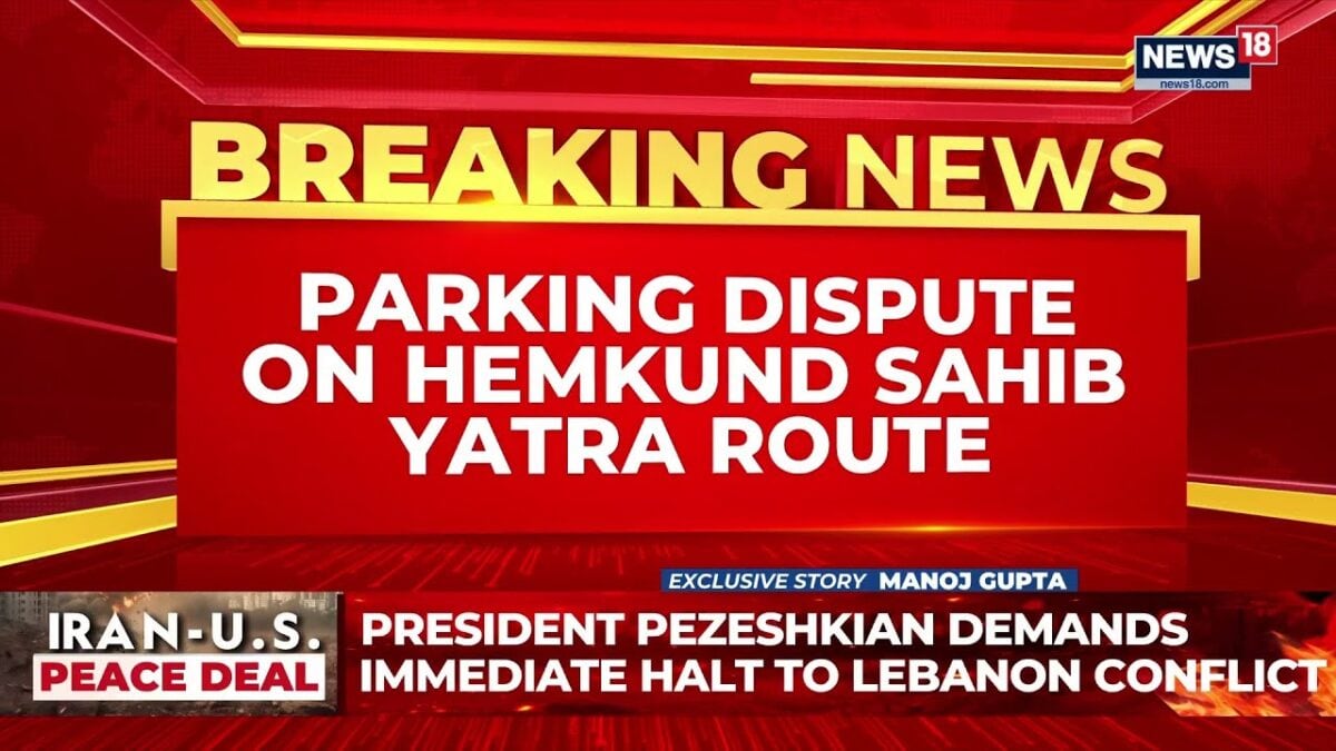 BREAKING: Parking Dispute On The Hemkund Sahib Yatra Route Turns Violent | Nihang Vs Locals | News18