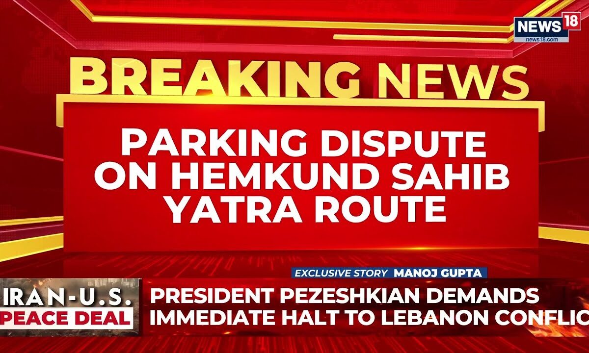 BREAKING: Parking Dispute On The Hemkund Sahib Yatra Route Turns Violent | Nihang Vs Locals | News18