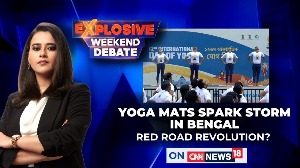 PM Modi’s Mega Yoga Event in Kolkata Sparks Political Debate | Unity, Wellness or Politics? | News18