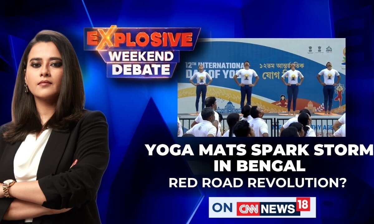PM Modi’s Mega Yoga Event in Kolkata Sparks Political Debate | Unity, Wellness or Politics? | News18