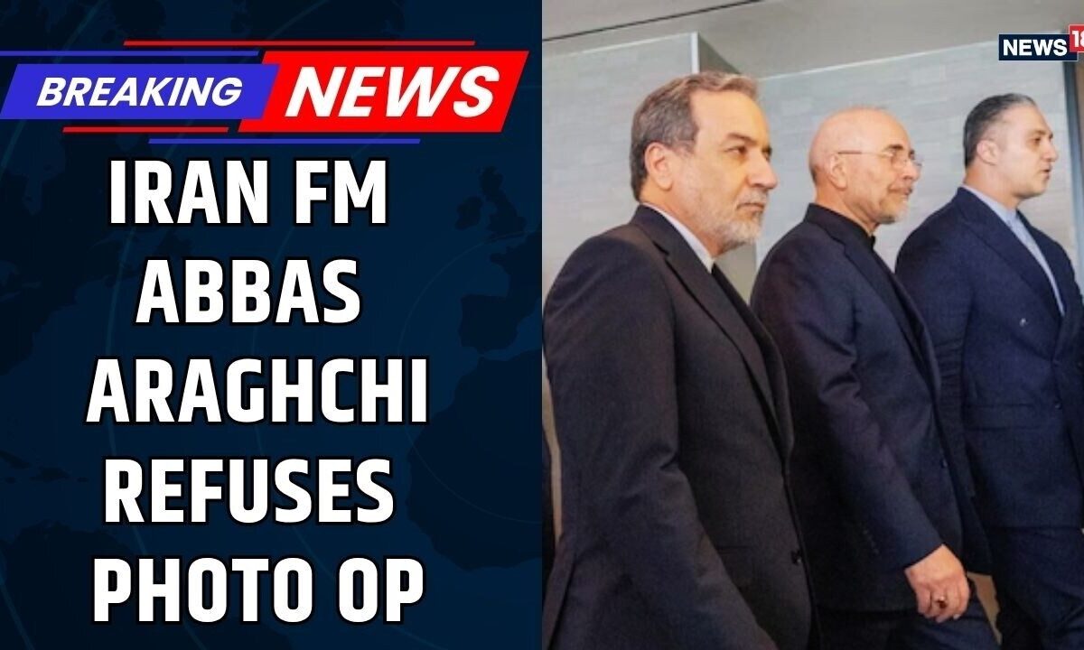 Iran FM Abbas Araghchi Refuses Photo Op, Walks Out After Trump's Threats | CNN-News18 Exclusive