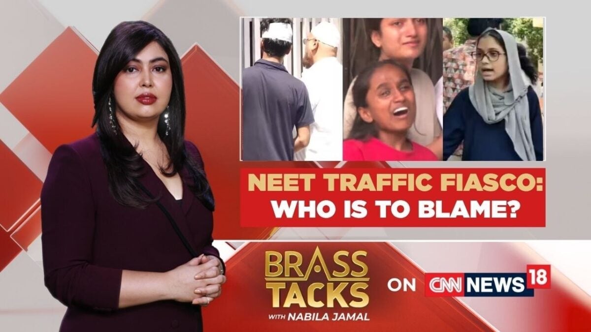 NEET Re-Exam Chaos: Students Denied Entry For Being Minutes Late Amid Rain And Rally Traffic