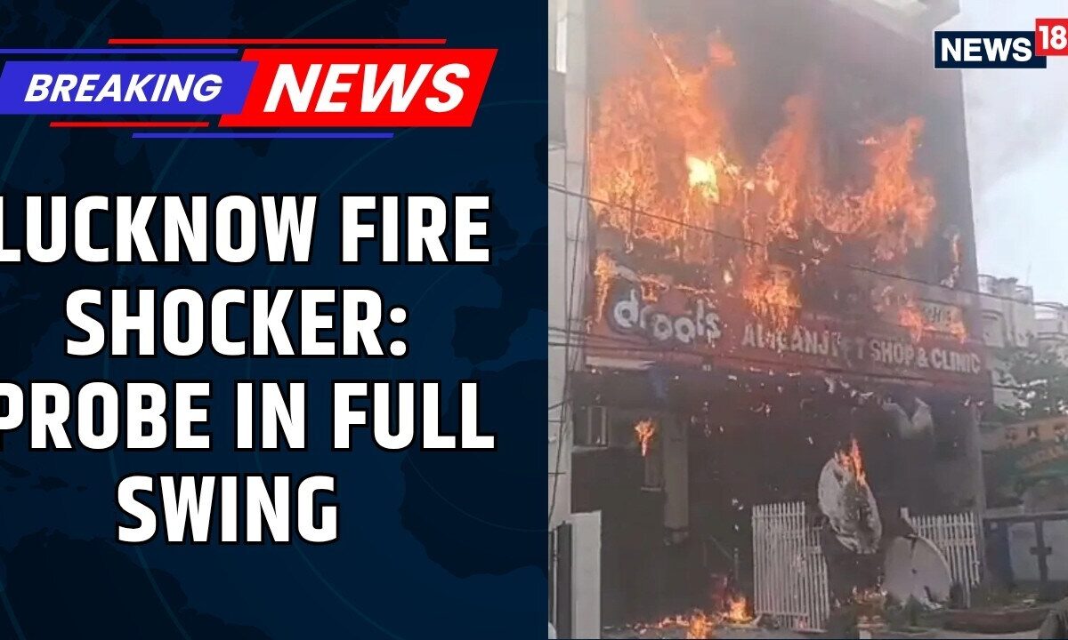 Lucknow Fire Tragedy: 3 Building Owners Arrested, 4 Officials Suspended After Massive Blaze Kills 15