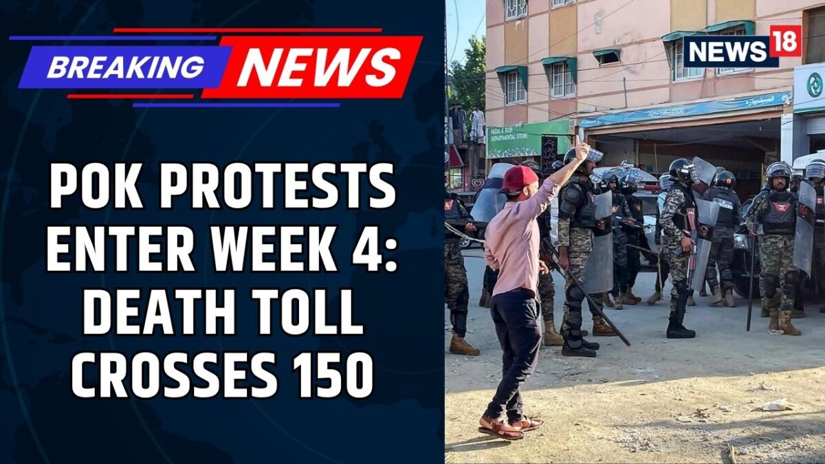PoK Protests: Death Toll Crosses 150 As Awami Action Committee Stir Enters Fourth Week | News18