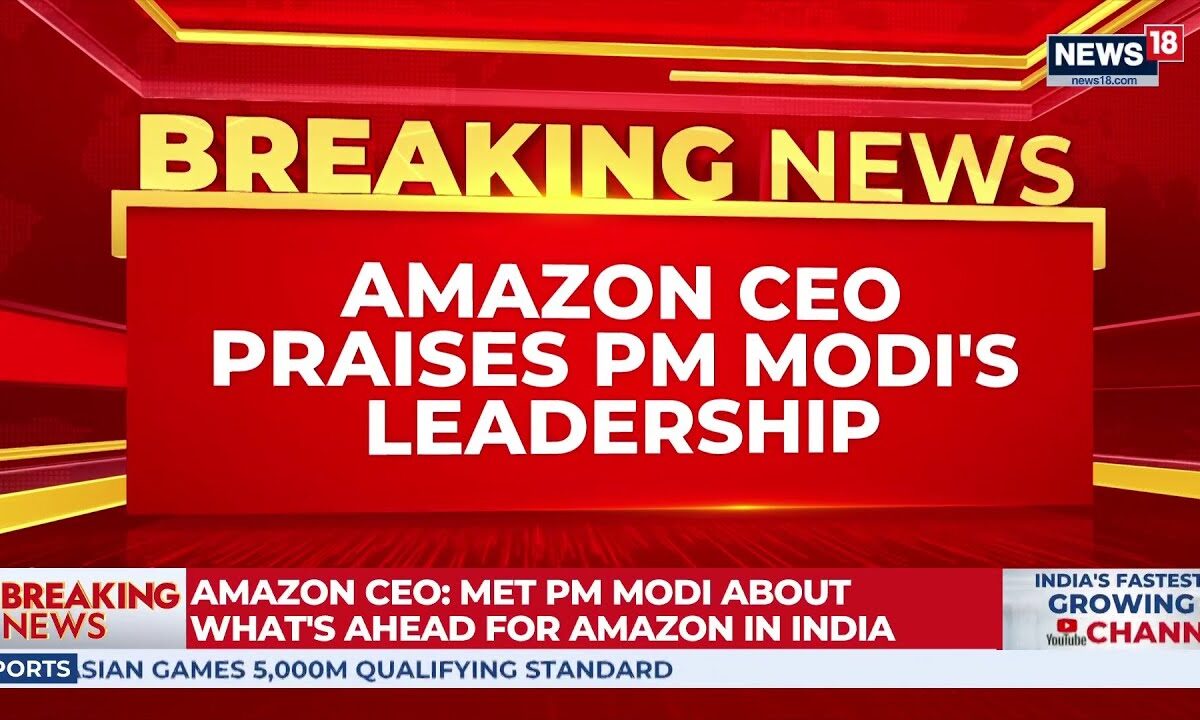 Amazon CEO Andy Jassy Praises PM Modi, Announces $48B India Investment by 2030 Growth | News18