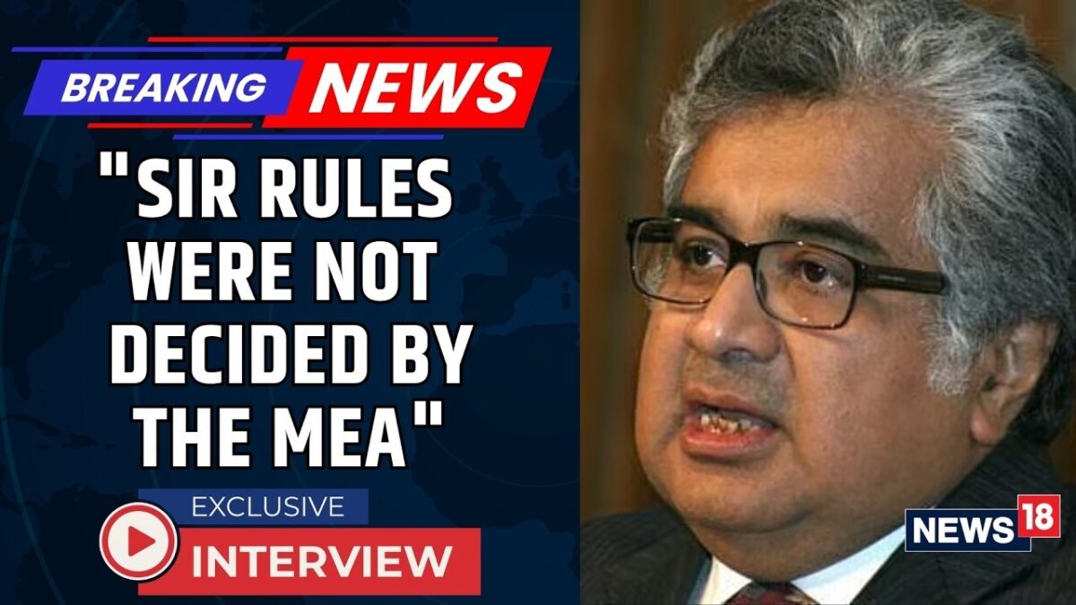 Passport Citizenship Row | SIR Rules Were Not Made By MEA Or Home Ministry, Says Harish Salve