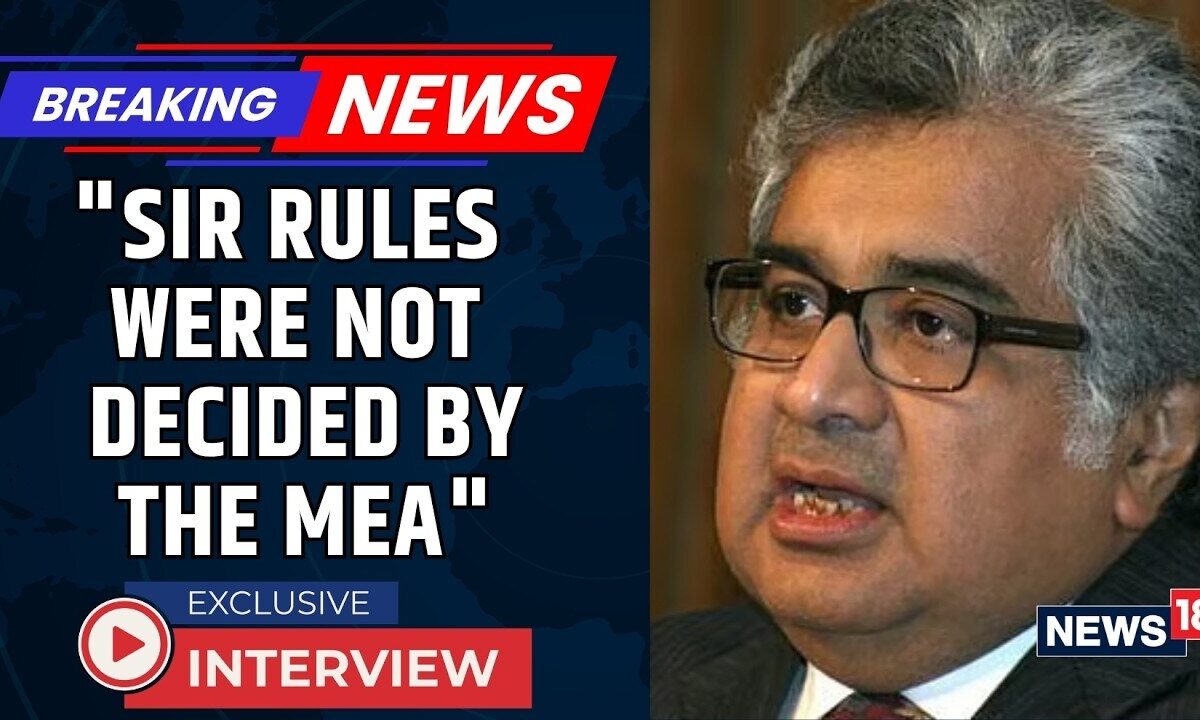 Passport Citizenship Row | SIR Rules Were Not Made By MEA Or Home Ministry, Says Harish Salve