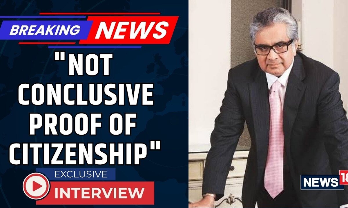 Indian Passport Not Conclusive Proof Of Citizenship? Says Harish Salve Amid Citizenship Row | News18