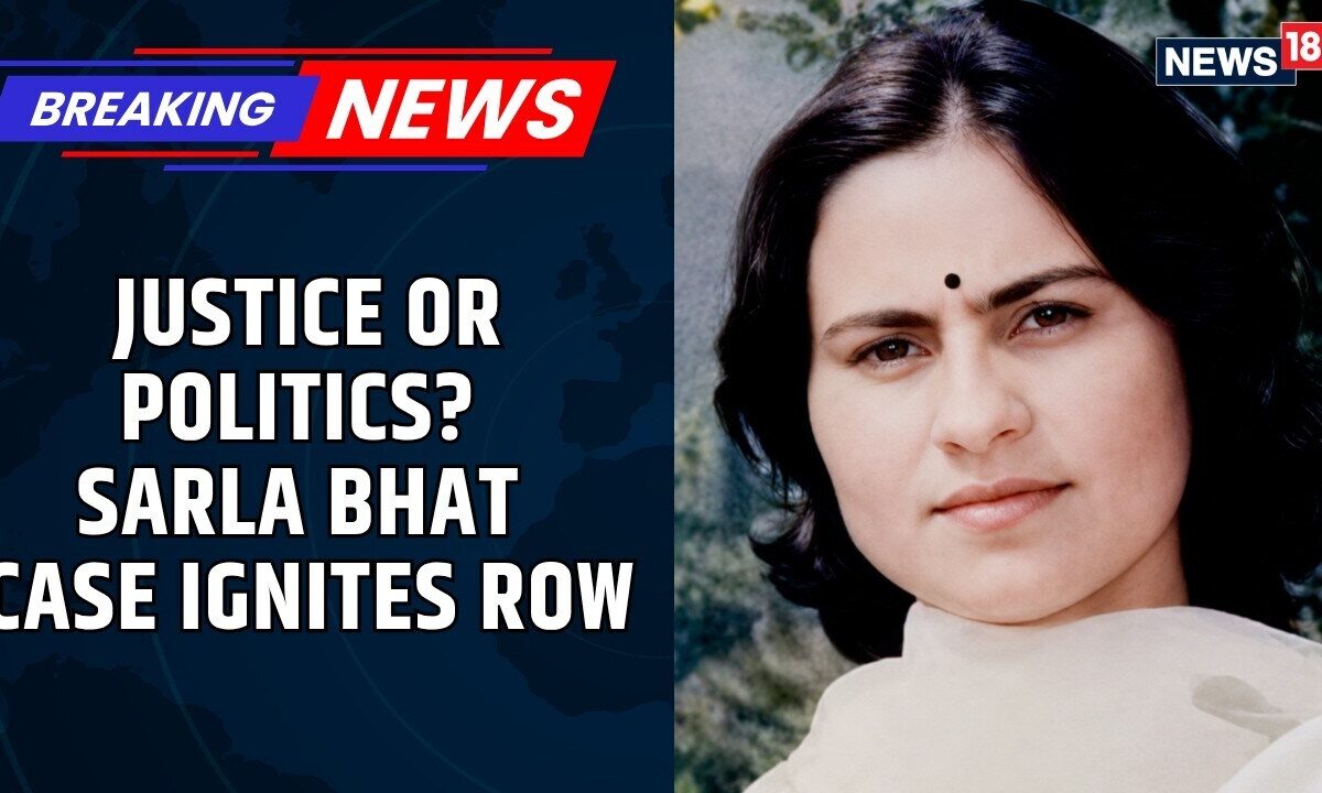 36 Years Later: Sarla Bhat Case Sparks BJP–Congress War | Vote Bank Politics | Yasin Malik