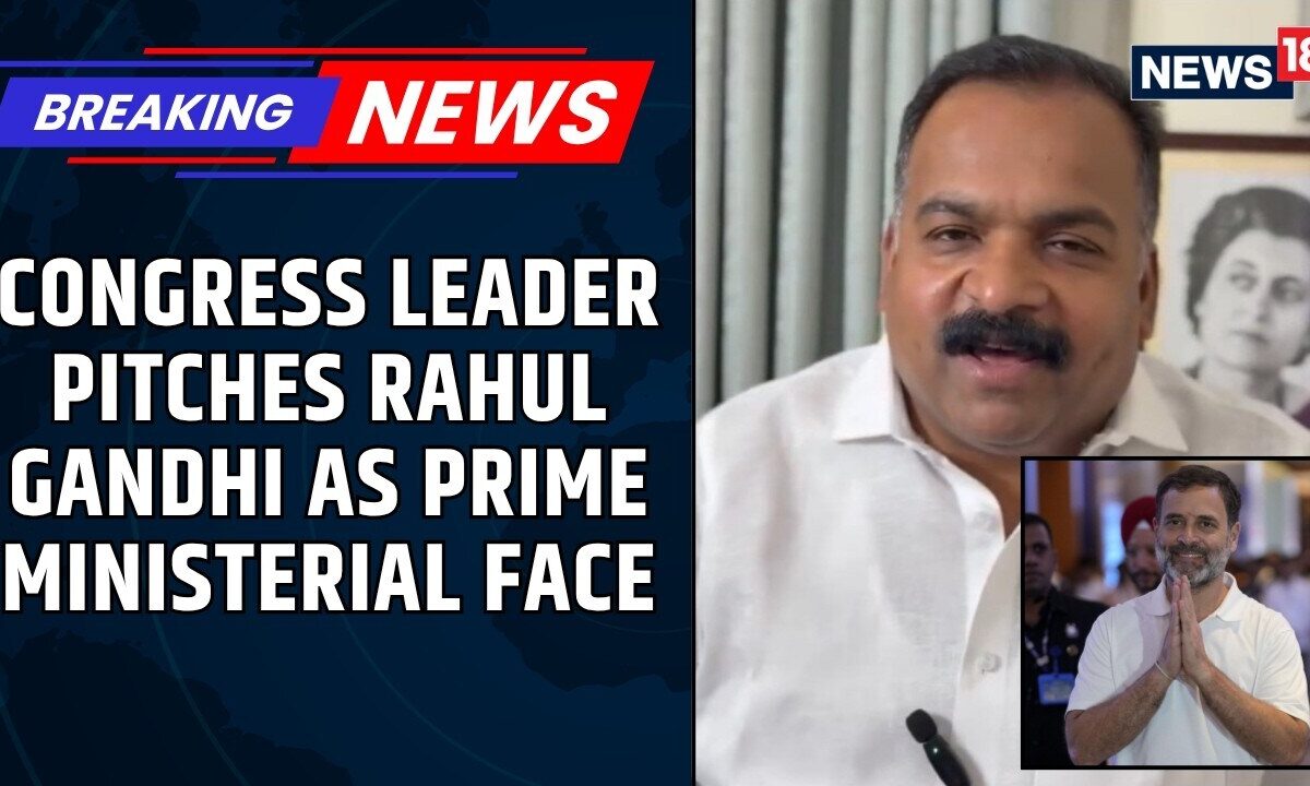 Rahul Gandhi for PM in 2029? Congress Leader Manickam Tagore Makes Big Pitch | BREAKING NEWS