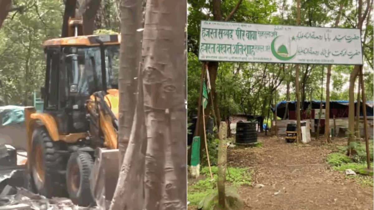 BMC Demolishes 'Illegal Dargah' In Aarey Under Heavy Security To Prevent Repeat Of Bandra Violence