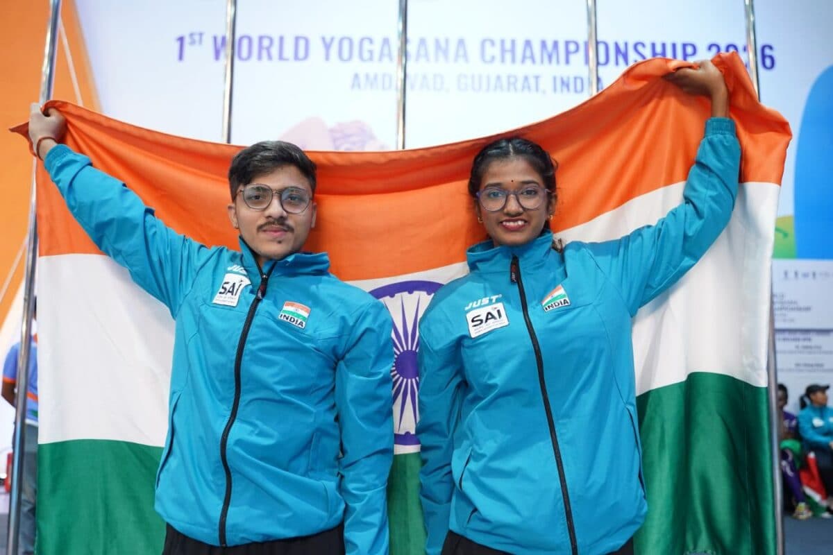 India Win 5 Out 6 Gold Medals At Inaugural World Yogasana Championships