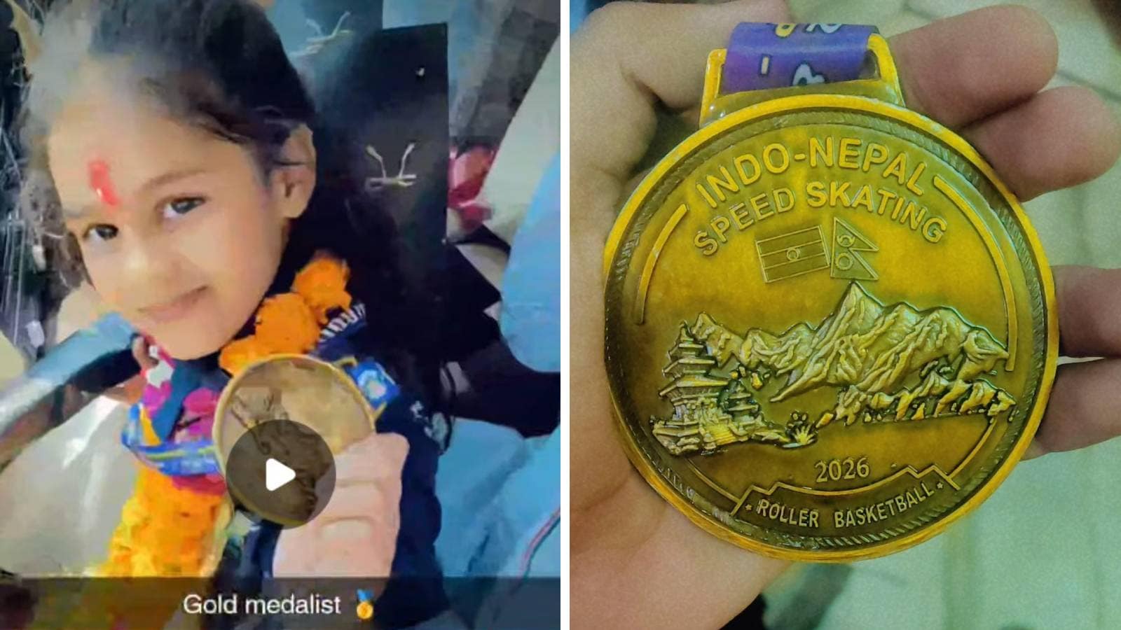 Anushi's skating journey started only a year ago after she was inspired by her father, Anuj Kumar. What began as a fun sport soon turned into something much bigger as she displayed exceptional talent on the rink. The Class 1 student quickly rose through the ranks, first excelling in district competitions before winning at the state level. Her latest triumph in Nepal marks her biggest achievement yet and puts her among India's promising young sporting talents. 