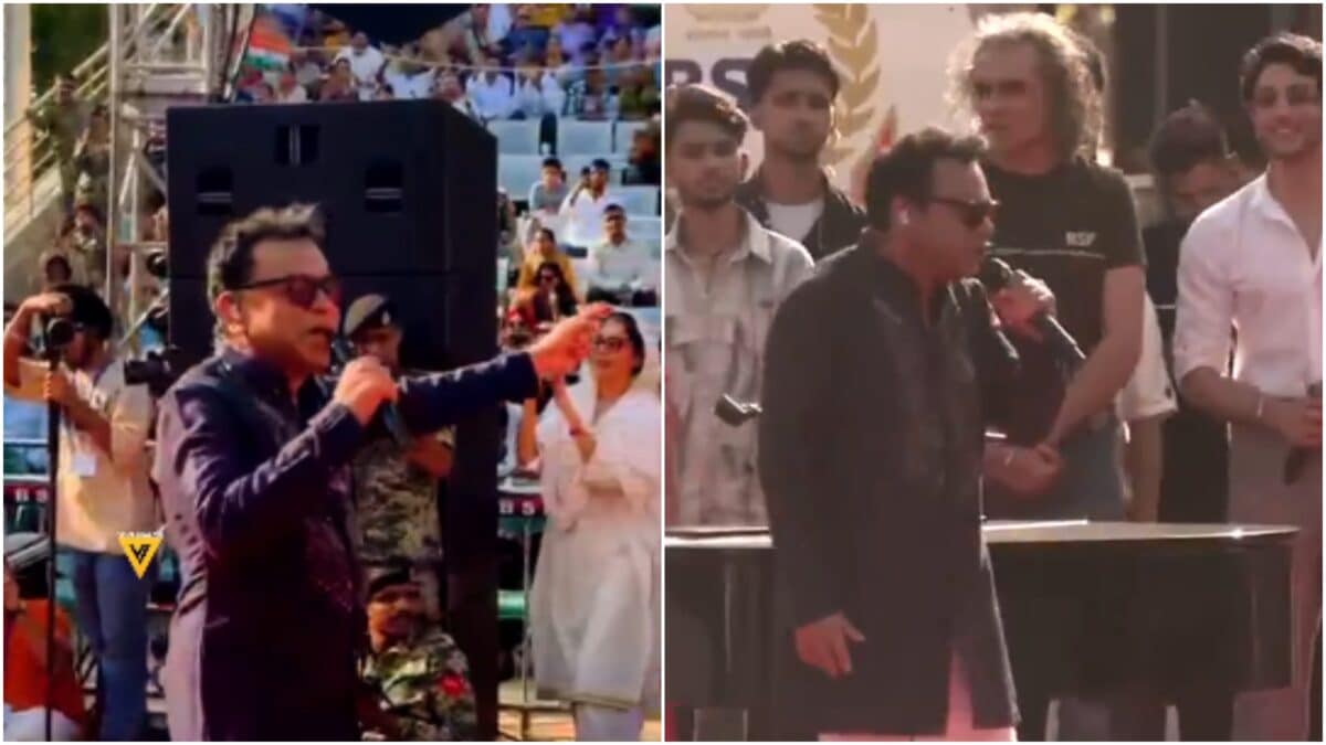 AR Rahman and Main Vaapas Aaunga Team Perform Live at Attari Border