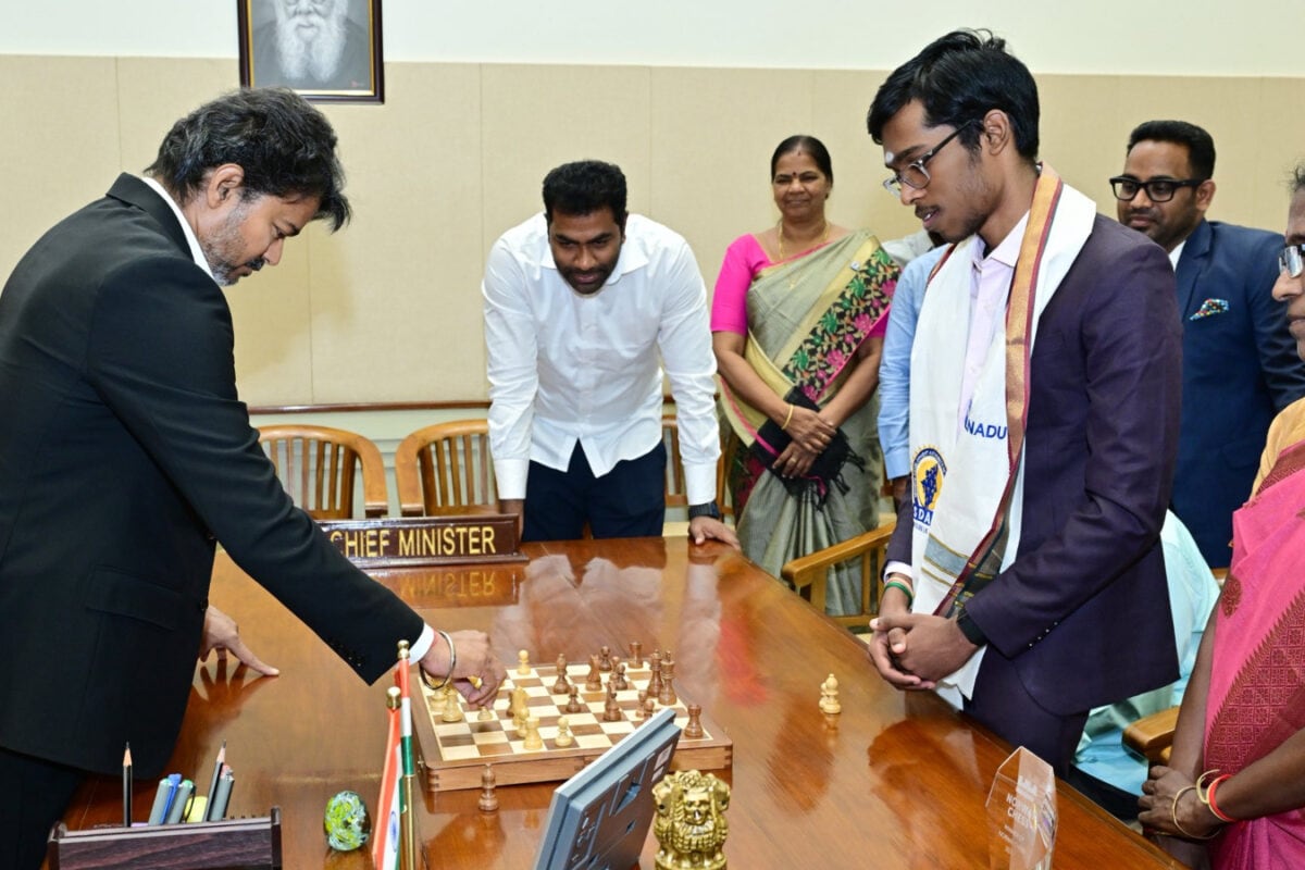 TN CM Vijay Rewards R Praggnanandhaa With Rs 50 Lakh For Winning Norway Chess, Loses Friendly Game