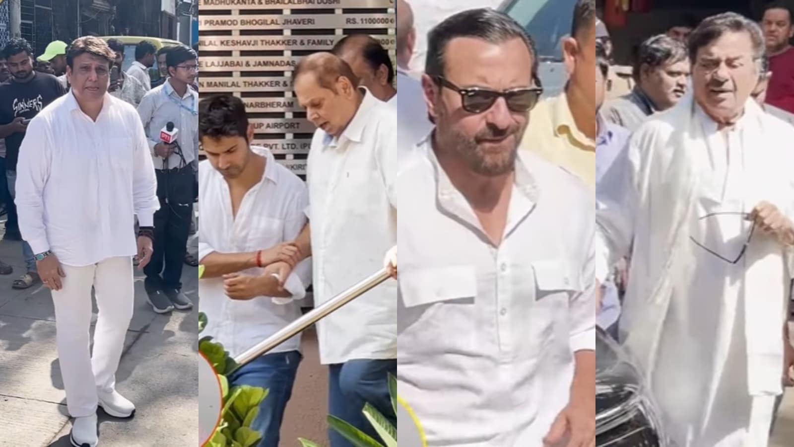 Pahlaj Nihalani Passes Away: Govinda, David Dhawan And Other Bollywood Celebs Attend Last Rites