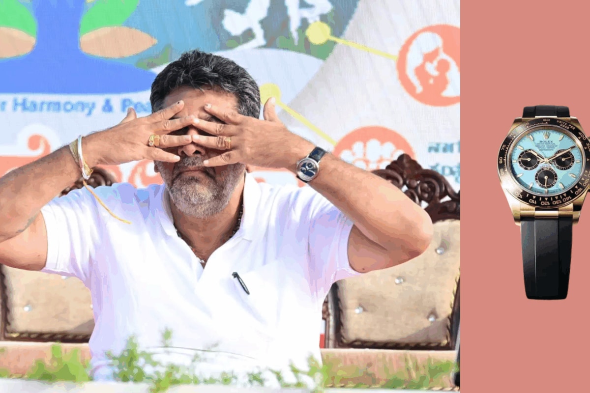 Rolex Watch, Louis Vuitton Scarf And Rs 50 Haircut: BJP Questions DK Shivakumar’s ‘Simple Living’ Claim