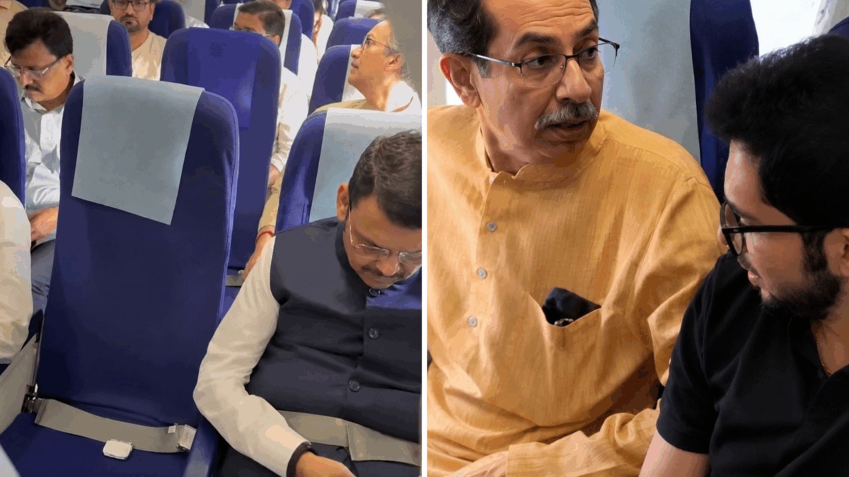 Devendra Fadnavis Shares Flight With Uddhav Thackeray, Calls It 'Biggest News Of The Day'