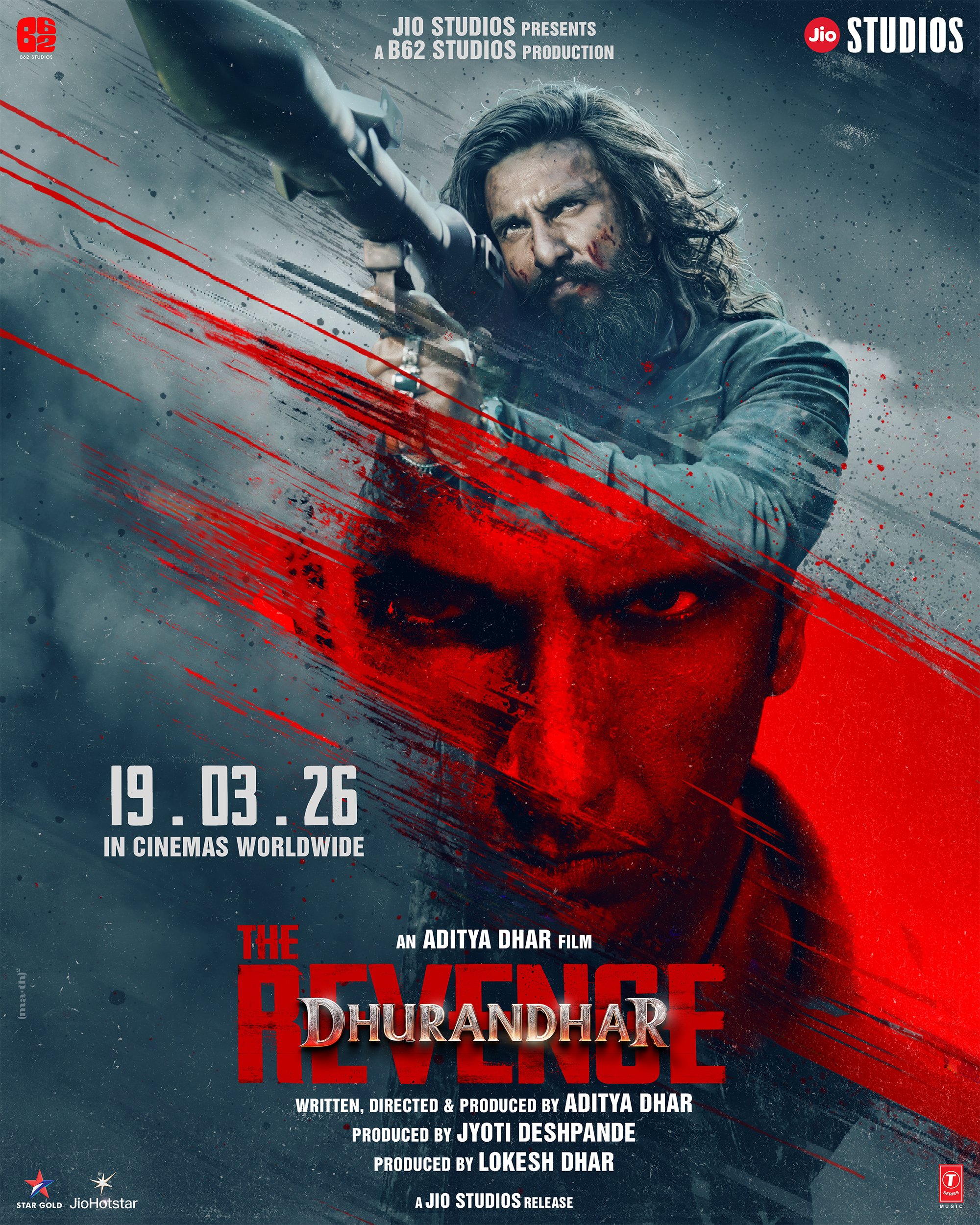 Dhurandhar 2 (Rs 1186.32 crore): Aditya Dhar's espionage action thriller starring Ranveer Singh, R. Madhavan, and Sanjay Dutt smashed box office records with its high-octane sequences, continuation of deep-cover spy operations, and intense geopolitical narrative.