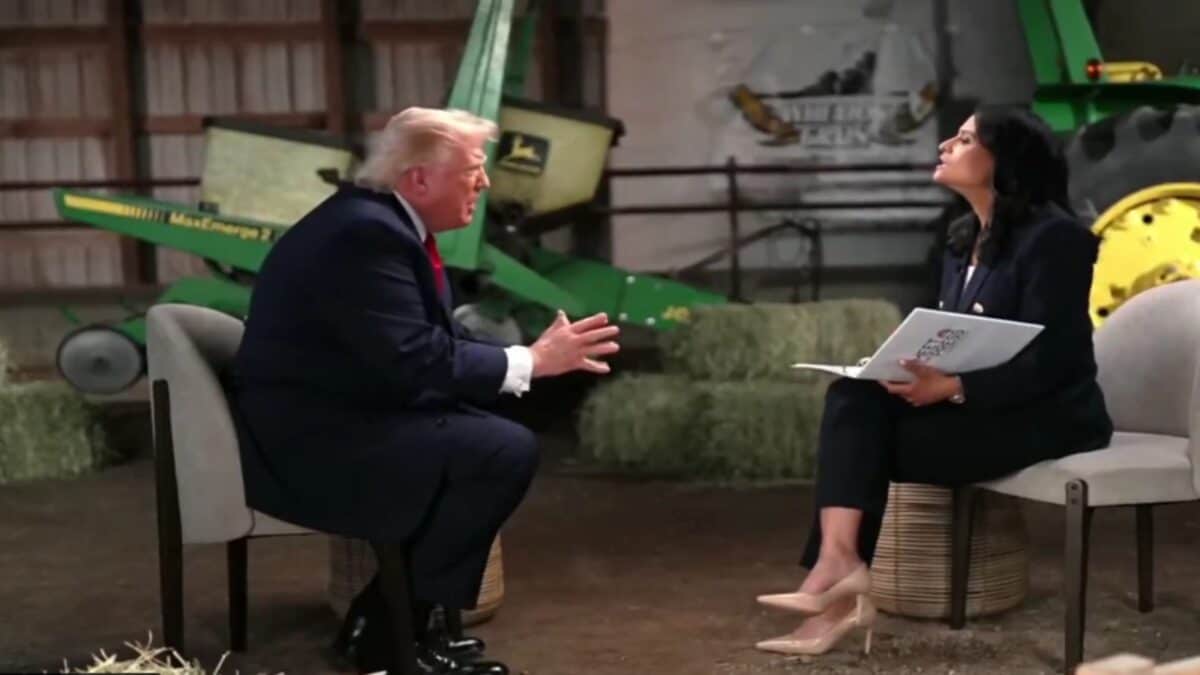 Trump Loses Temper, Throws Mic, Walks Out Of Fiery Interview: ‘You're Stupid, I've Had Enough, Darling'