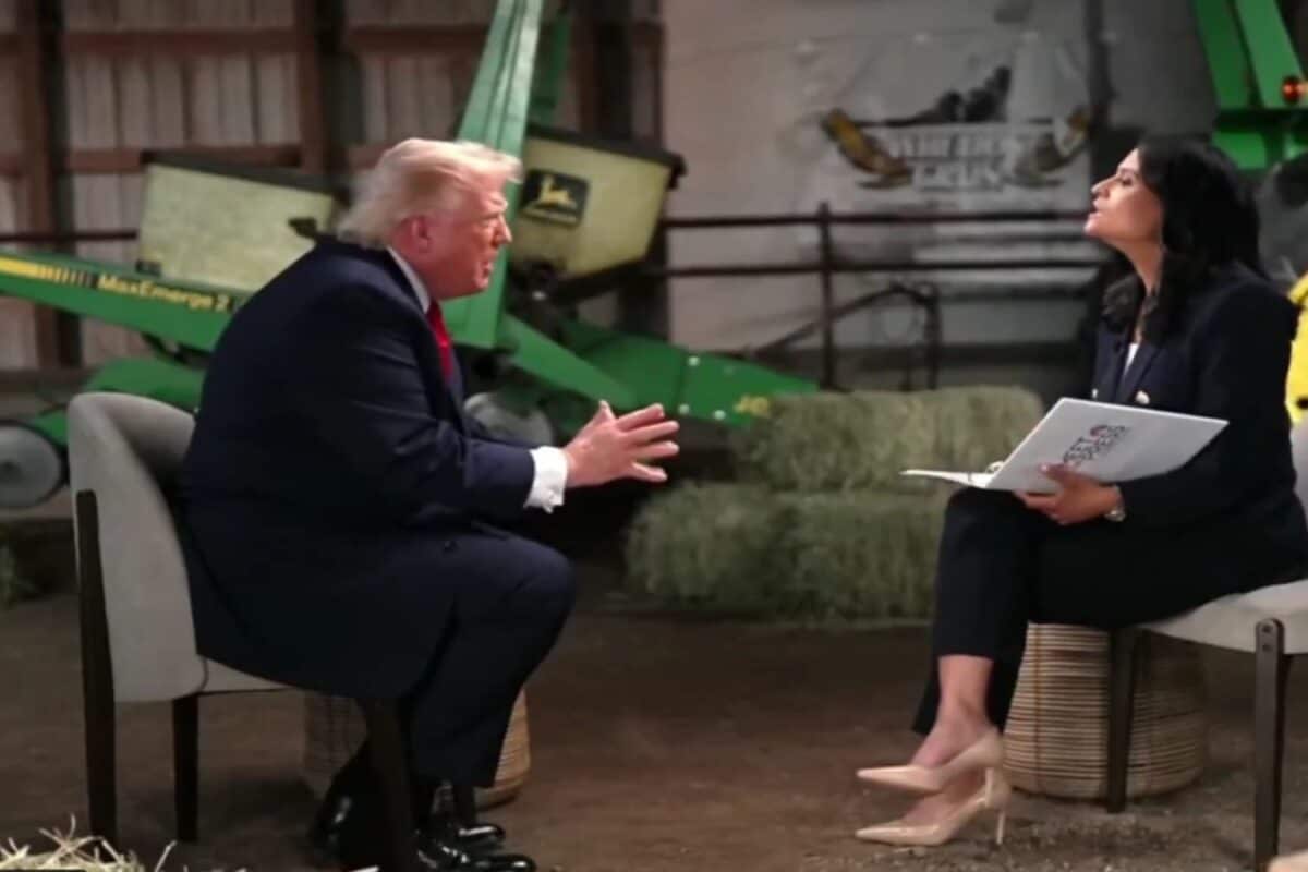 Trump Loses Temper, Throws Mic, Walks Out Of Fiery Interview: ‘You're Stupid, I've Had Enough, Darling'