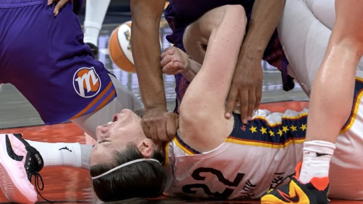 WNBA's Alyssa Thomas Punches Caitlin Clark In The Throat; League Suspends Her | WATCH