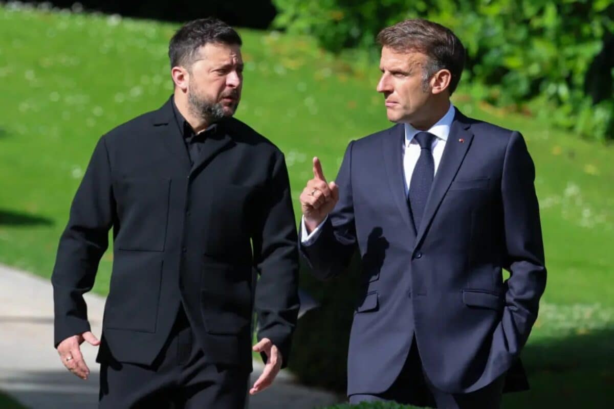 Accidental Hot Mic At G7: Macron, Zelensky Discuss 'Difficult' Trump Meeting | Watch