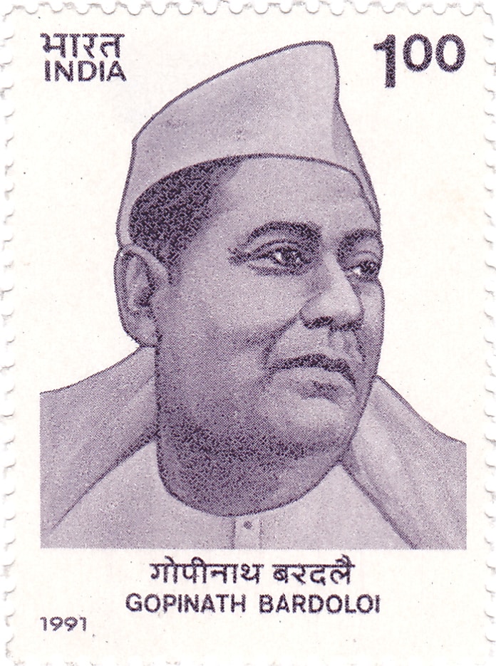 When India gained independence in 1947, Bordoloi became the first Chief Minister of Assam. In office, he implemented progressive industrial and educational policies and established several universities, including Gauhati University. He also played a crucial role in the Constituent Assembly, intervening on issues of tribal rights, Lok Sabha representation, and taxation — ensuring that the Northeast had a voice in shaping the country's foundational document. He passed away in 1950, still in office. The Governor of Assam, Jairamdas Daulatram, posthumously conferred on him the title Lokpriya — meaning loved by all. In 1999, he was awarded the Bharat Ratna, India's highest civilian honour.
