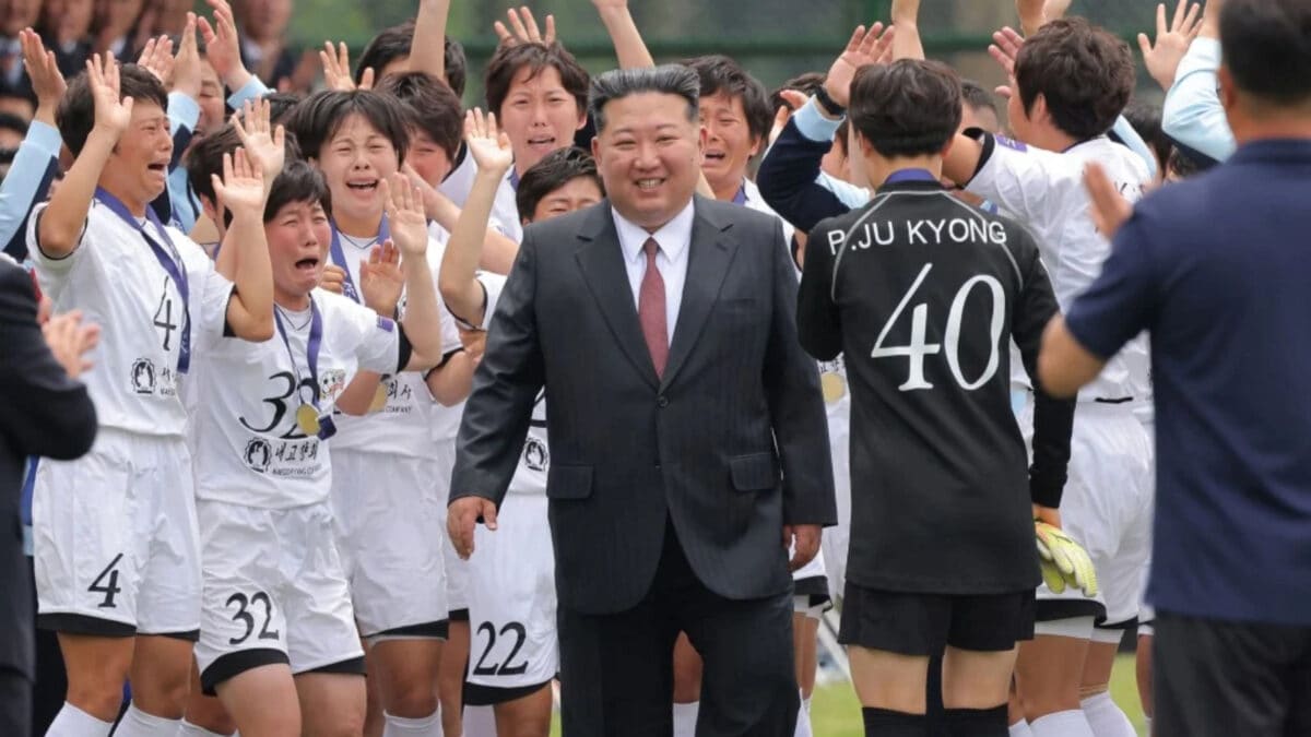 Tearful North Korean Champions Meet Kim Jong-un After Historic AFC Title | WATCH