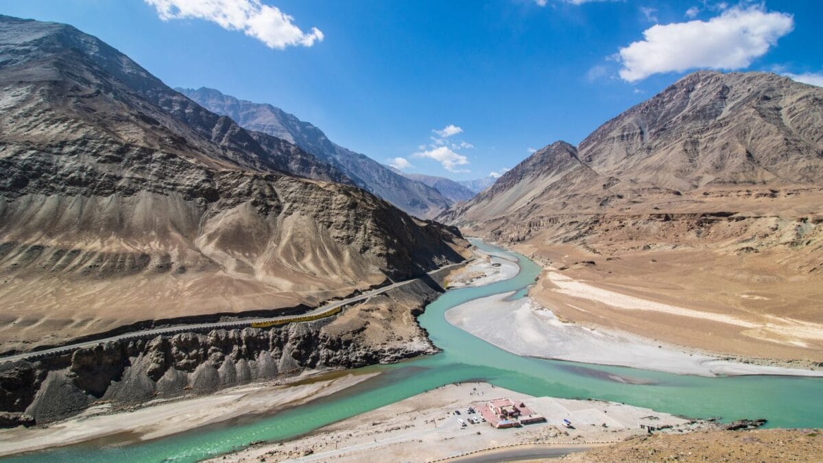 Indus Waters Treaty On Hold, India Builds First Rock Check Dam In Ladakh