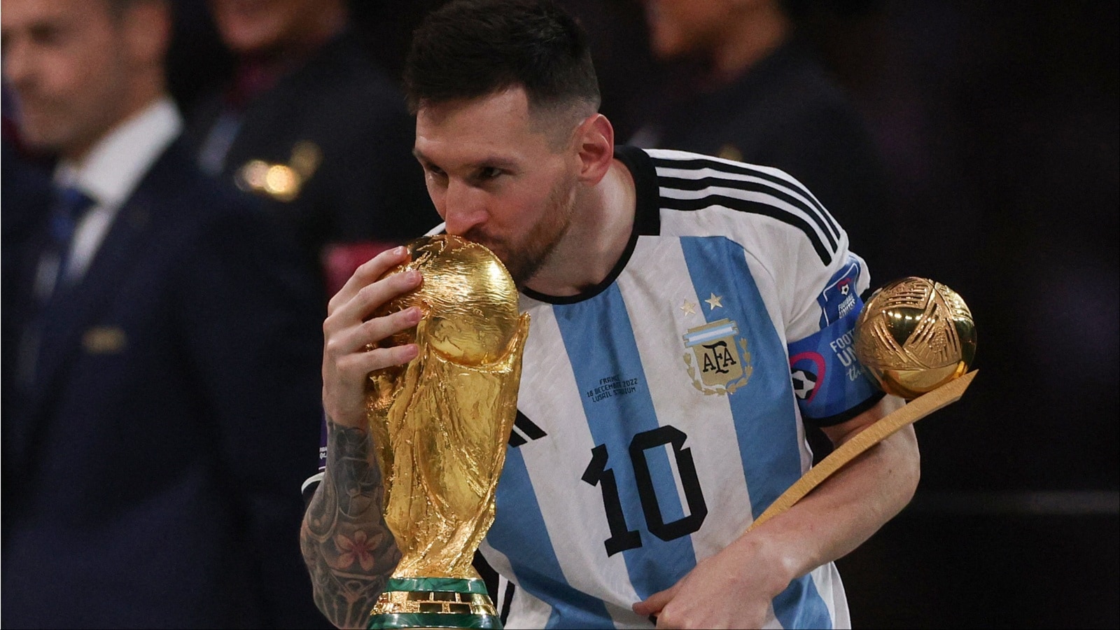Lionel Messi led Argentina to FIFA World Cup title in 2022.
