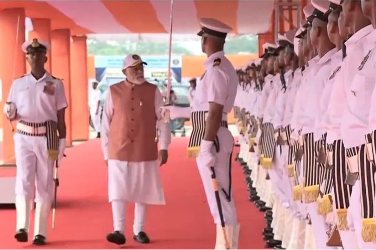 PM Modi Commissions Three Indigenous Naval Platforms, Says 'Aatmanirbharta Key To India's Progress'