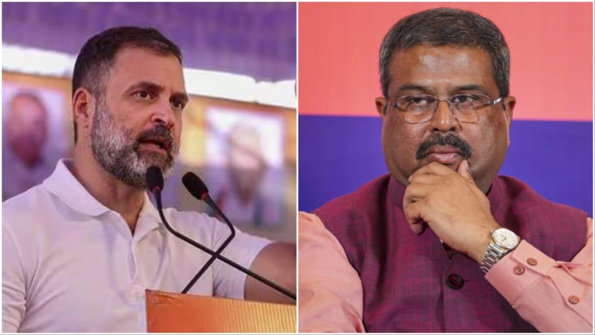 'Drowned In Arrogance Of Power': Rahul Gandhi Seeks Pradhan's Resignation Over 'Terrorist' Jibe
