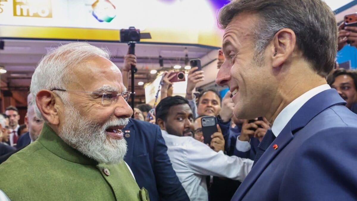'Mujhe Bahut Khushi Hui': France's Macron Bids Farewell To PM Modi In Hindi