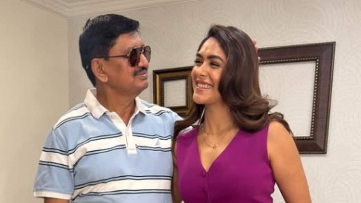 'Never Misses A Chance To Make My Day': Mrunal Thakur Pens Sweet Note For Her Dad