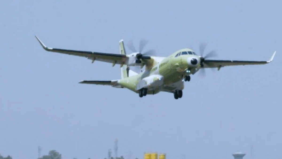 First India-Built Tata-Airbus C-295 Takes To The Skies, Marking Major Defence Milestone